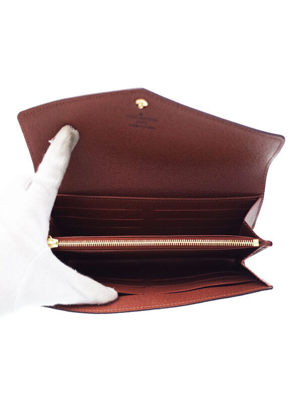Louis Vuitton Wallet Bi Sarah Portefeuille Long fold Monogram - Picture 3 of 5